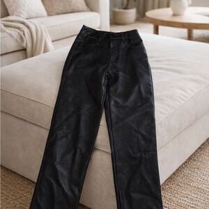 Garage Classic Black Straight Leg Pants